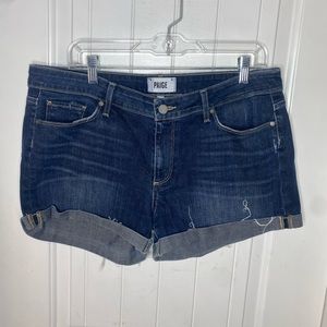 PAIGE Jean shorts size 31 medium-dark wash